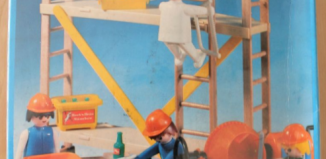 Playmobil - 3492-ant - Ouvriers du bâtiment avec échaffaudage