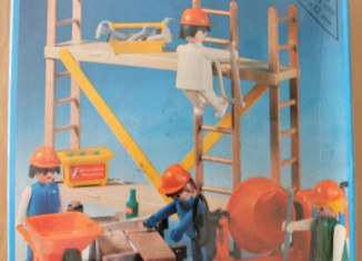 Playmobil - 3492-ant - Construction Workers and Scaffold - Detail Playmobil - 3492-ant - Construction Workers and Scaffold