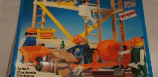 Playmobil - 3492-can - Bauarbeiter mit Gerüst und Zementmischer