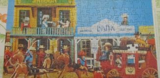 Playmobil - 7805-ita - Western puzzle with 224 pieces