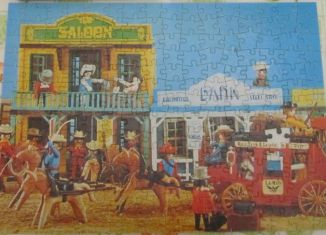 Playmobil - 7805-ita - Western puzzle with 224 pieces