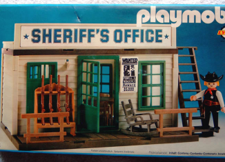 Playmobil - 3423-lyr - Sheriff's Office - Detail Playmobil - 3423-lyr - Sheriff's Office