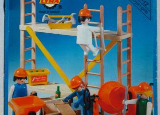 Playmobil - 3492-lyr - Bauarbeiter mit Gerüst