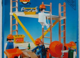 Playmobil - 3492-lyr - Construction Workers and Scaffold