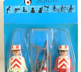 Playmobil - 3116s1v2 - Road workers - Detail Playmobil - 3116s1v2 - Road workers