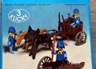 Playmobil - 3244s1v2 - US artillery cannon and cart