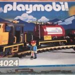 PLAYMOBIL 3472, Pelleteuse de 1979 ; trains 4027, 4053