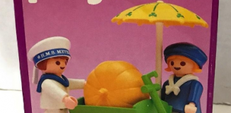 Playmobil - 5402v2 - Kinder mit Handwagen und Kürbis