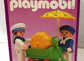 Playmobil - 5402v2 - Children With Pumpkin Cart - Detail Playmobil - 5402v2 - Children With Pumpkin Cart