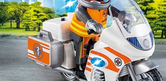 Playmobil - 70051 - Notarzt-Motorrad mit Blinklicht