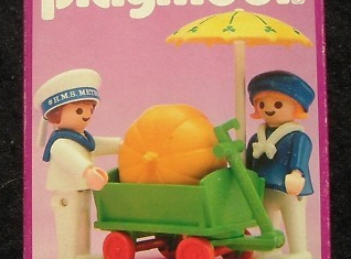 Playmobil - 5402-ant - Children With Pumpkin Cart - Detail Playmobil - 5402-ant - Children With Pumpkin Cart
