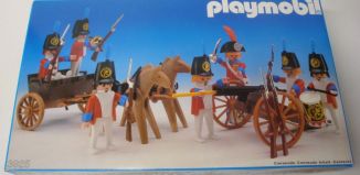 Playmobil - 3925-esp - Tuniques rouges & avant-train d'artillerie