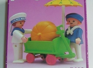 Playmobil - 5402-esp - Children With Pumpkin Cart