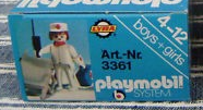 Playmobil 3361-lyr - Nurse / stretcher - Box