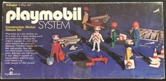 Playmobil - 015-sch - Set Deluxe Ouvriers du Bâtiment