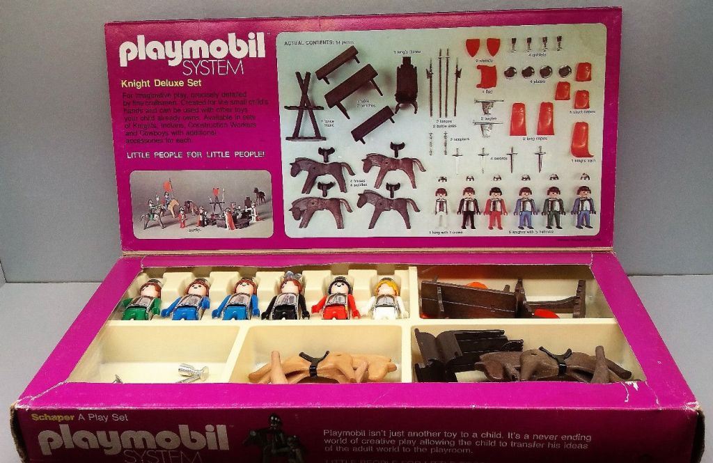 Playmobil 035-sch - Knight Deluxe Set - Back