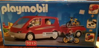 Playmobil - 3213-usa - Monospace avec remorque