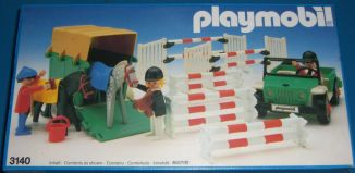 Playmobil - 3140v3 - Jeep & van à chevaux
