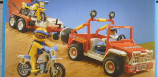 Playmobil - 3143v2 - Jeep with dirtbikes