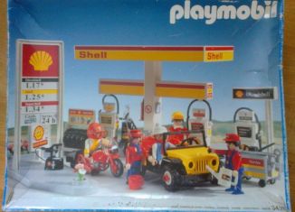 Playmobil - 3437v1 - Shell Gas Station