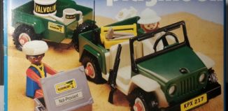 Playmobil - 3532v1 - Green jeep in the desert