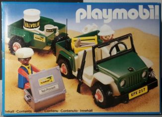 Playmobil - 3532v1 - Jeep verte dans le désert