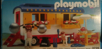 Playmobil - 3728 - Zirkuswagen des Gewichthebers