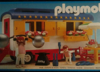 Playmobil - 3728 - Strongman's Trailer