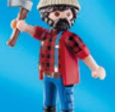 Playmobil - 70025v6 - Holzfäller