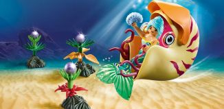 Playmobil - 70098 - Meerjungfrau mit Schneckengondel