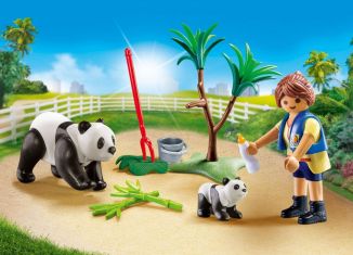 Playmobil - 70105-usa - Panda Caretaker Carry Case - Detail Playmobil - 70105-usa - Panda Caretaker Carry Case
