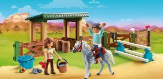 Playmobil - 70119 - Horse Riding with Lucky and Javier