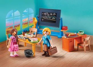 Playmobil - 70121 - Mademoiselle Kate Flores et salle de classe