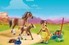 Playmobil - 70122 - Pru mit pferd und fohlen