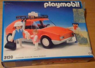 Playmobil - 3139v2-esp - Coche Rojo Familiar