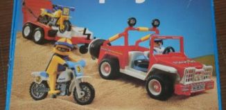 Playmobil - 3143v1-esp - Jeep with dirtbikes