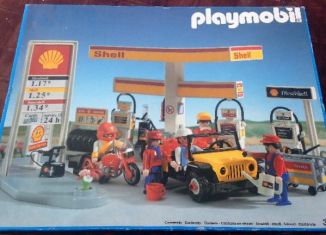 Playmobil - 3437v2-esp - Shell-Tankstelle