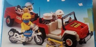 Playmobil - 3478-esp - Jeep & race motorbikes