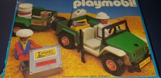 Playmobil - 3532-esp - Grüner Jeep in der Wüste