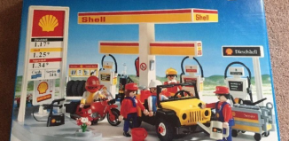 Playmobil - 3437-usa - Shell Gas Station