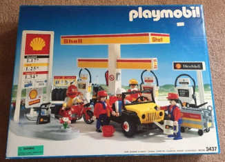 Playmobil - 3437-usa - Shell Gas Station