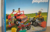 Playmobil - 3754v1-usa - Red jeep with trailer & dirt bikes