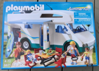 Playmobil - 6671-usa - Family camper