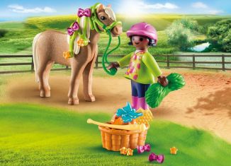Playmobil - 70060 - Girl with Pony