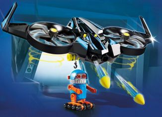 Playmobil - 70071 - PLAYMOBIL:THE MOVIE Robotitron with Drone