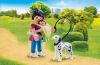 Playmobil - 70154 - Maman avec bébé et chien