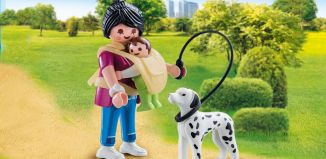 Playmobil - 70154 - Mother with Baby and Dog