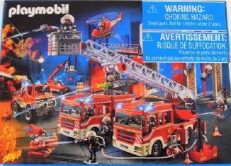 Playmobil - 86758-ger - Mini-puzzle fire-man