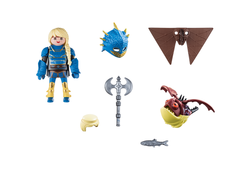 Playmobil 70041 - Astrid with dragon - Back
