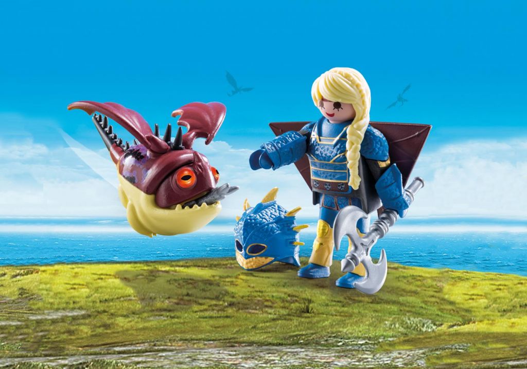 Dólar Prisionero de guerra montículo Playmobil Set: 70041 - Astrid with dragon - Klickypedia